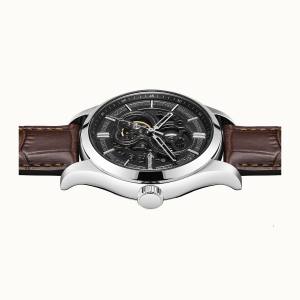 Ingersoll 1892 I06801 Mens The Armstrong Movement Automatic Case Stainless Steel Dial Black Strap Leather Black Matt