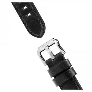 Ingersoll RADIOLITE I03201 Mens The Trenton Movement Quartz Case Stainless Steel Dial Black Strap Leather Black Matt